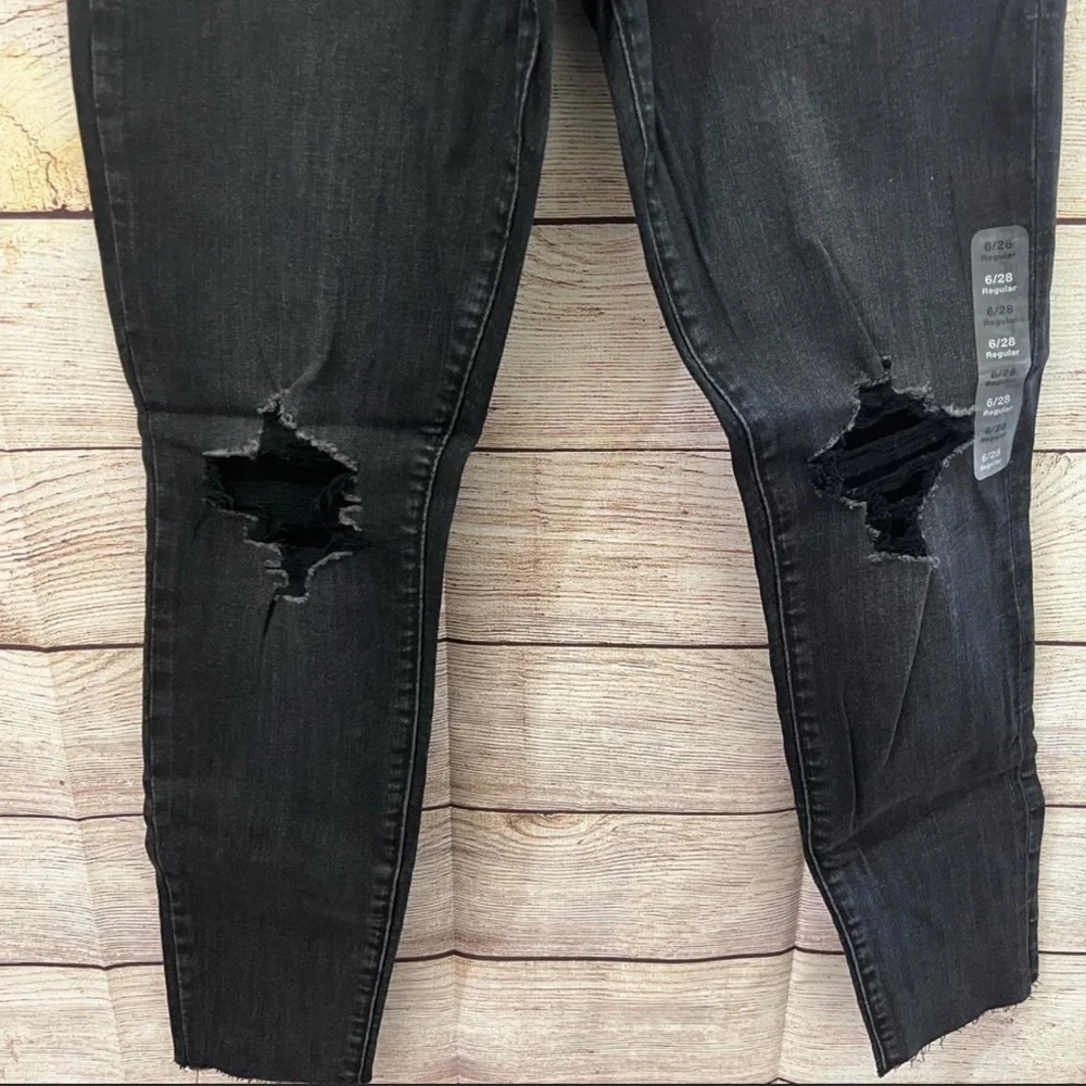 Gap Denim High Rise leggings Black Jeans 6/28 - Picture 4 of 7